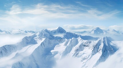 Fototapeta premium snow covered mountains