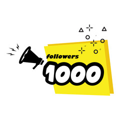 1000 followers