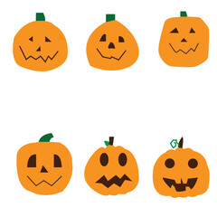 halloween pumpkin set