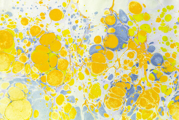 ebru art or marbling art on paper abstract background, liquid marble pattern background