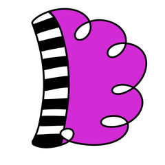 alphabet letter a with the alphabet