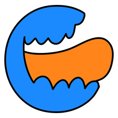 C cartoon alphabet drawing