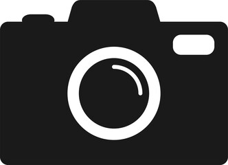Camera Icon flat style isolated on grey background. Camera symbol for your web site design, logo, app, UI.illustration