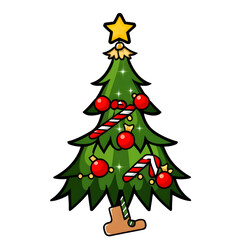  Holiday Elegance: Christmas Clipart Bonanza. christmas tree clipart no background