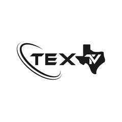 tex tv Chanel Logo Vector  Design 
