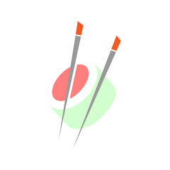 logo for sushi restaurant japanese food
