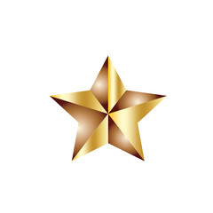 3d star gradient star icon isolated on white background.star vector.