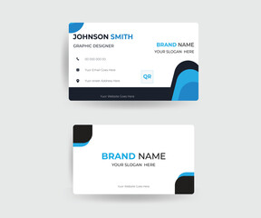 Modern Business Card Template Design, Business card Design, double sided business card, Minimalist Visiting Card. 