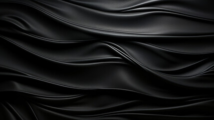 Obraz premium black satin background HD 8K wallpaper Stock Photographic Image 