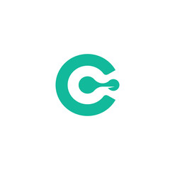 Obraz premium c logo modern
