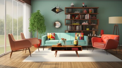 modern contemporary home interior design beautiful living room with white bright sofa and colorful vibrant decorating prop and poster frame artwork docorate simplicity easy comfort living room at home