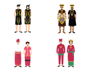 Black and Pink Mini Set | Indonesian Traditional Clothes