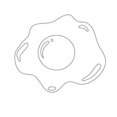 Egg line illustration