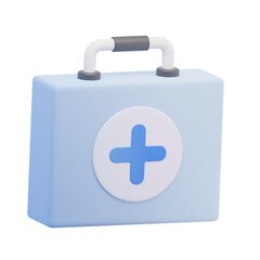 Fototapeta premium First Aid Kit 3D Illustration