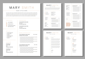 Resume and Cover Letter layout