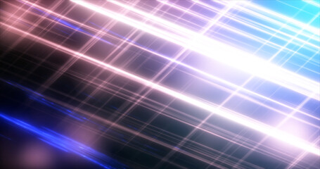 Abstract futuristic background flying energy hi-tech magic glowing bright lines