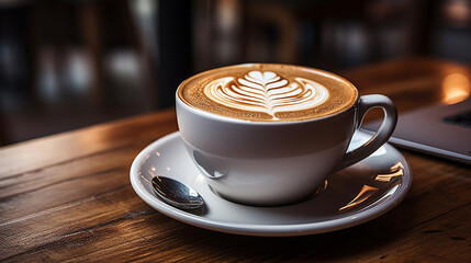 cup of coffee HD 8K wallpaper Stock Photographic Image 
