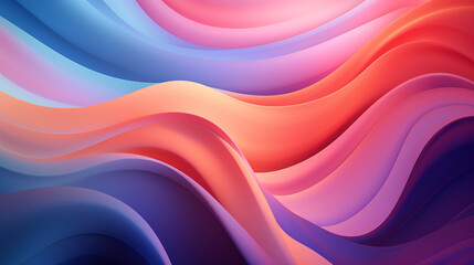 Elegant Abstract Colorful Gradient Wavy Background