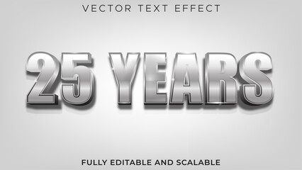 3D Realistic Golden Silver Text Effect