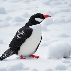 Obraz premium big penguin in polar regions