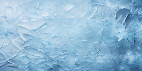 Obraz premium The texture of the ice is a testament to winter's touch, a cold yet mesmerizing pattern of nature's design