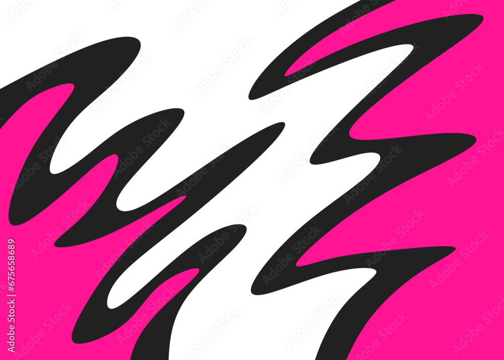 Poster abstract background with wavy lines pattern