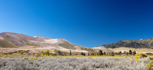 Great Sand Dunes National Park and Preserve near Alamosa Colorado United States