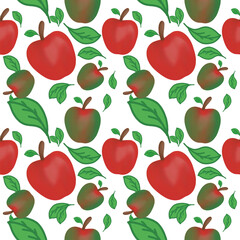 Appel seamless pattern art work
