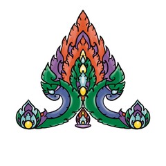 Traditional Thai style pattern