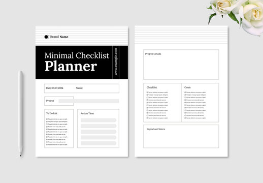 Checklist Planner Design