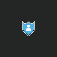 this is privacy icon in pixel art with simple color and black background ,this item good for presentations,stickers, icons, t shirt design,game asset,logo and your project