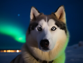 siberian husky dog