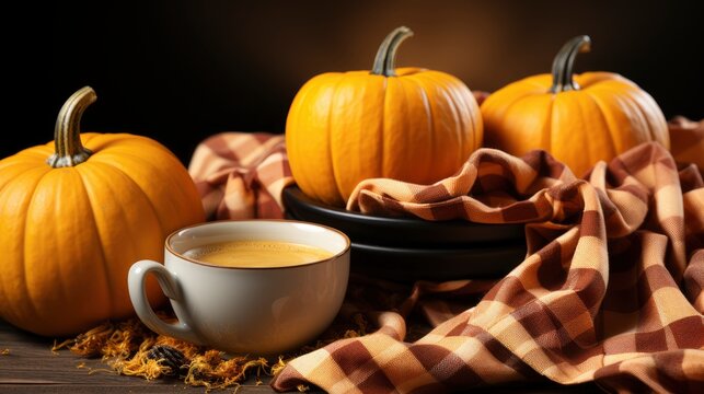 Autumn Mood Cozy Fall Home Atmosphere, Gradient Color Background, Background Images , Hd Wallpapers