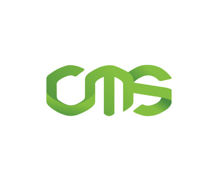CMS letter logo design vector