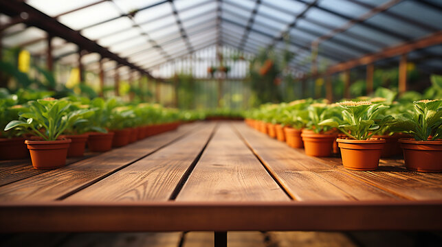 greenhouse with plants HD 8K wallpaper Stock Photographic Image 