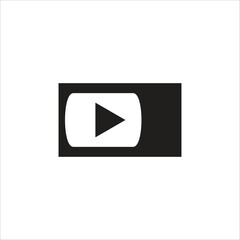 video vector icon line template