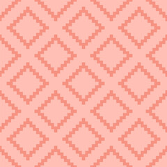 Seamless pattern with pink kilim design