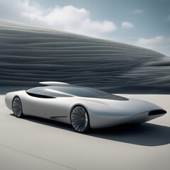 A futuristic car