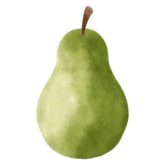 pear isolated on white