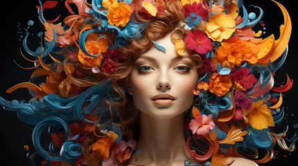 Happy Woman Walking Friend Winter, Ultra Bright Colors, Background Images , Hd Wallpapers © IMPic