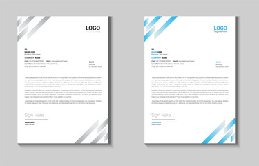 Creative letterhead design