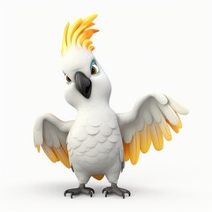 Cockatoo cartoon character