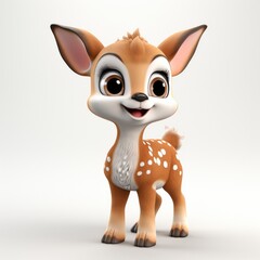 Deer cartoon character