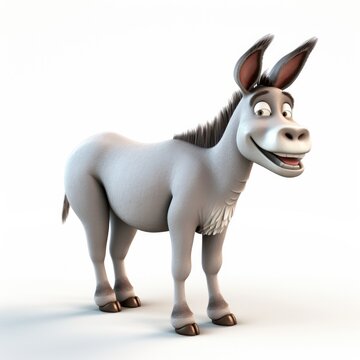 Donkey cartoon character