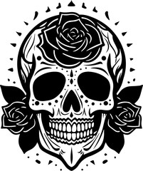 Rose Sugar Skull