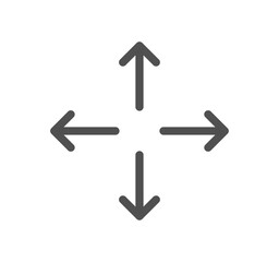 Measure related icon outline and linear vector.