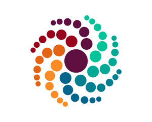 abstract circle logo