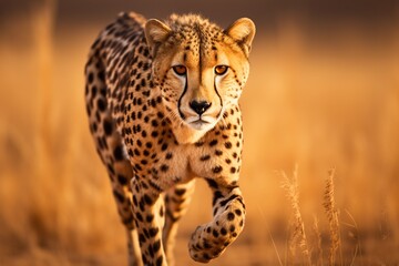 Cheetah's Agile Moves in the Savannah