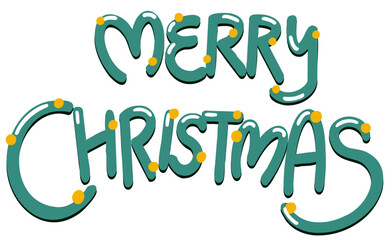 Merry Christmas hand drawing