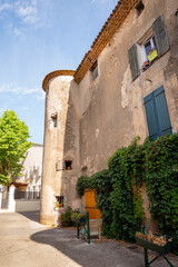The castle of Néoules, a small village in the Var department in the Provence Alpes Côte d'Azur region of France.